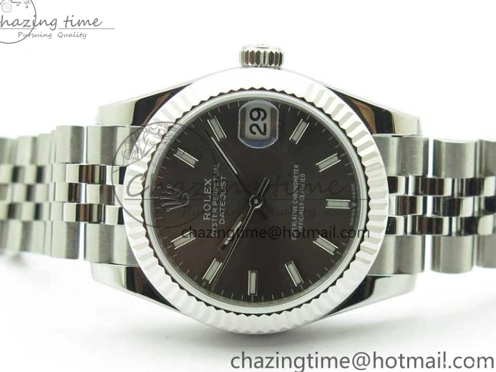 0119 Reliable Datejust 31mm 278271 SS BP Maker Best Edition Gray Sticks Marker Dial on Jubilee Bracelet 2725